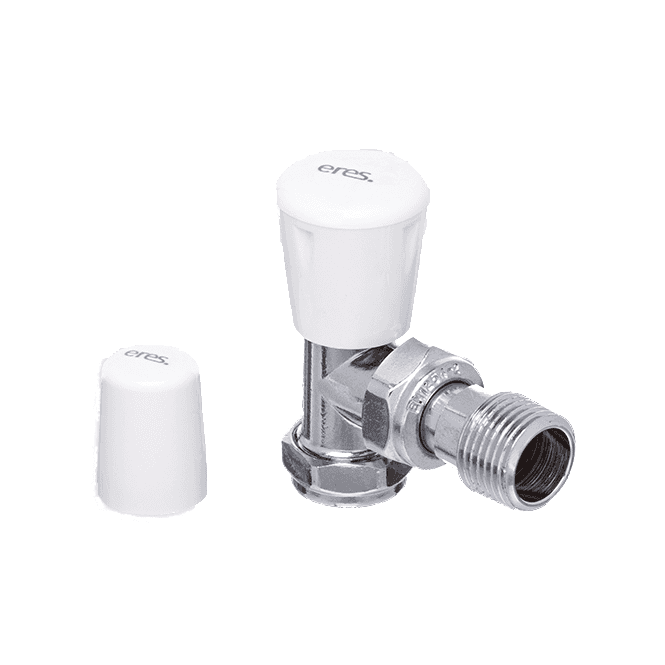 Altecnic  10/8mm Eres Angled Manual Radiator Valves ER-10MMVAL