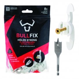 Bullfix Extra Heavy Duty Plasterboard Fixings Starter Pack of 8