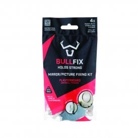 Bullfix Mirror/Picture Heavy Duty Plasterboard Fixings 4 Pack
