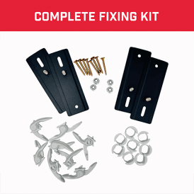 Bullfix Radiator Support Bracket Kit Anthracite RAD-SUP-A
