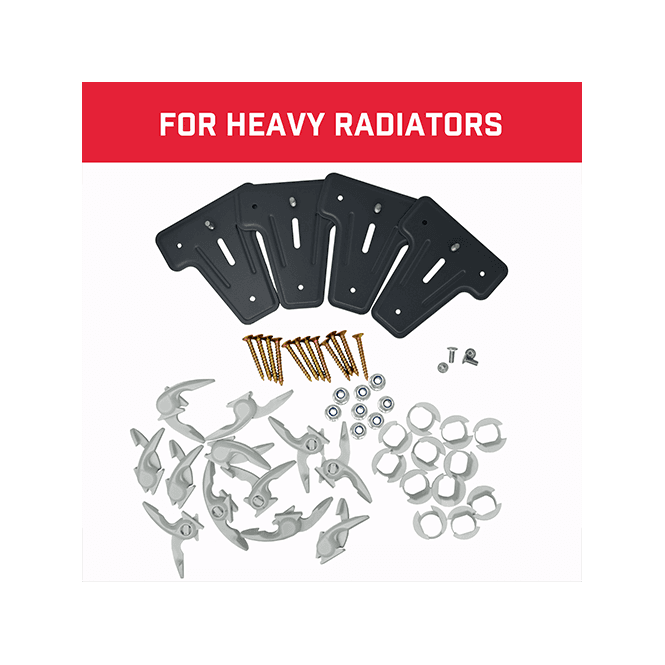 BULLFIX  Radiator Support Bracket Kit Anthracite RAD-SUPEX-A
