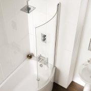 P-Shaped Bath Screens