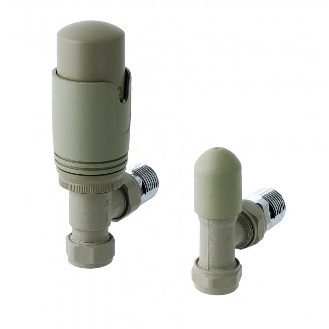 Eastbrook  15mm Angled TRV & Lockshield Valve Matt Cappuccino   41.3029