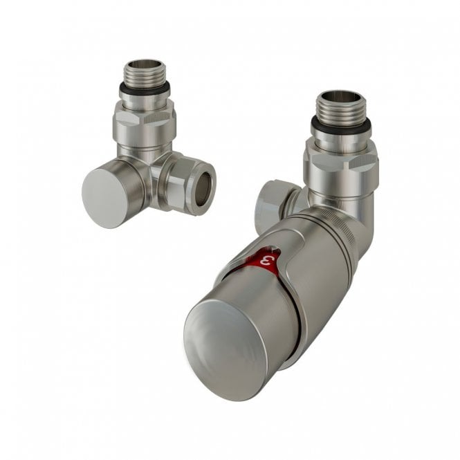 Eastbrook  15mm Corner TRV & Lockshield Valve   12.061