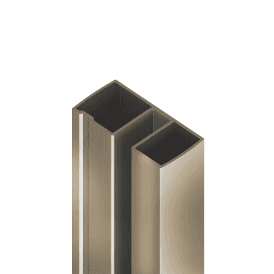 Eastbrook 8mm Sliders Extension Profile 1 Piece Brushed Brass   49.6043