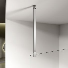 Eastbrook 8mm Walk In Ceiling Support Bar Chrome   49.7079