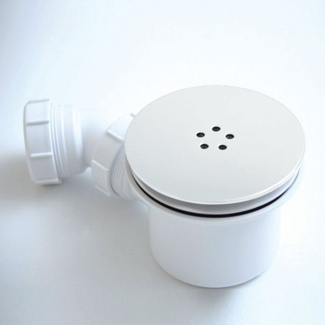 Eastbrook  90mm Fast Flow Shower Waste Matt White   14.508