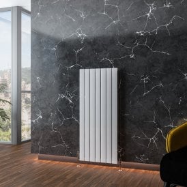 Eastbrook Addington Aluminium 1200mm x 514mm Radiator Type 10 Gloss White   86.0364