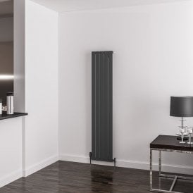 Eastbrook Addington Aluminium 1800mm x 366mm Radiator Type 10 Matt Anthracite   86.0394