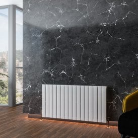 Eastbrook Addington Aluminium 600mm x 1180mm Radiator Type 10 Gloss White   86.0358