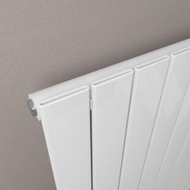 Eastbrook Addington Aluminium 600mm x 1402mm Radiator Type 10 Gloss White   86.0508