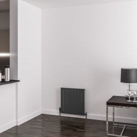 Eastbrook Addington Aluminium 600mm x 588mm Radiator Type 10 Matt Anthracite   86.0379