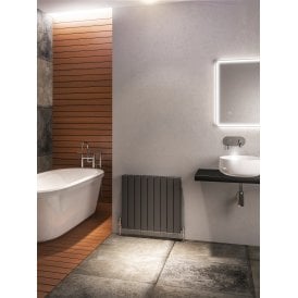 Eastbrook Addington Aluminium 600mm x 662mm Radiator Type 20 Matt Anthracite   86.0417