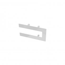 Eastbrook Addington Double Flat Style Towel Hanger 292mm Gloss White   91.0099