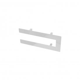 Eastbrook Addington Double Flat Style Towel Hanger 366mm Gloss White   91.0100