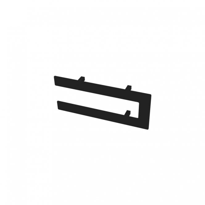 Eastbrook  Addington Double Flat Style Towel Hanger 366mm Matt Black 101.0157