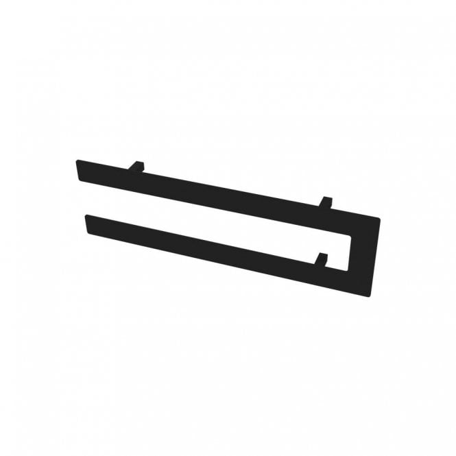 Eastbrook  Addington Double Flat Style Towel Hanger 514mm Matt Black 101.0159