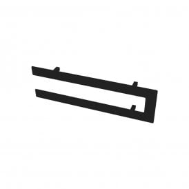 Eastbrook Addington Double Flat Style Towel Hanger 514mm Matt Black 101.0159
