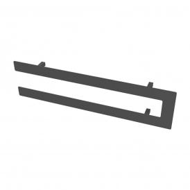 Eastbrook Addington Double Flat Style Towel Hanger 588mm Matt Anthracite   91.0108