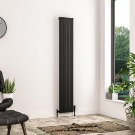 Eastbrook Addington II Radiator 1800mm x 300mm Type 10 Matt Black   62.0172