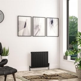 Eastbrook Addington II Radiator 500mm x 596mm Type 10 Matt Black   62.0153