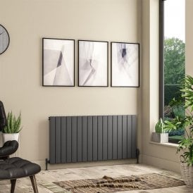 Eastbrook Addington II Radiator 600mm x 1262mm Type 10 Matt Anthracite   62.0137