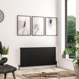Eastbrook Addington II Radiator 600mm x 1262mm Type 10 Matt Black   62.0163