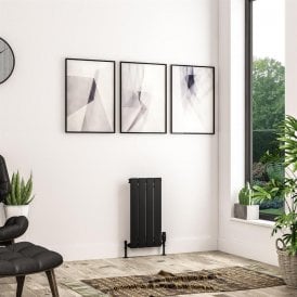 Eastbrook Addington II Radiator 600mm x 300mm Type 10 Matt Black   62.0154