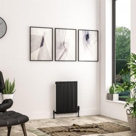 Eastbrook Addington II Radiator 600mm x 448mm Type 10 Matt Black   62.0156