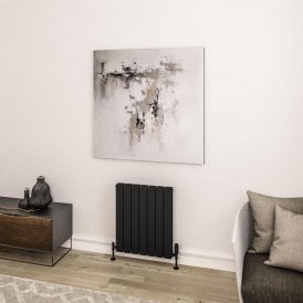 Eastbrook Addington II Radiator 600mm x 522mm Type 20 Matt Black   62.0239
