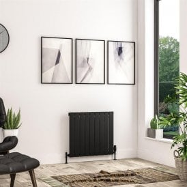 Eastbrook Addington II Radiator 600mm x 670mm Type 10 Matt Black   62.0159