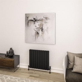 Eastbrook Addington II Radiator 600mm x 670mm Type 20 Matt Black   62.0241