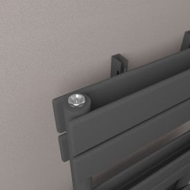 Eastbrook Addington II Towel Rail 1750mm x 500mm Type 20 Matt Anthracite   62.0291