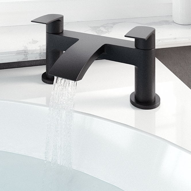Eastbrook  Alveston Bath Filler Matt Black   93.1050