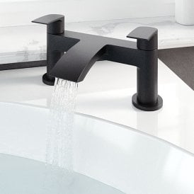 Eastbrook Alveston Bath Filler Matt Black   93.1050