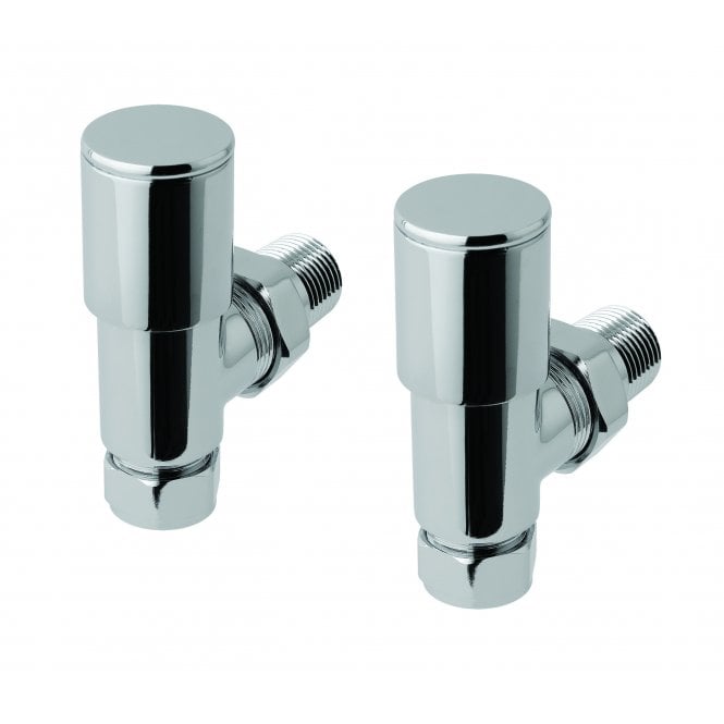 Eastbrook  Angled Radiator Valves (Pair) Chrome   41.3007