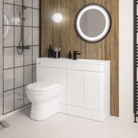 Eastbrook Arda 60cm Right Hand Door Base Unit High Gloss White   37.2090