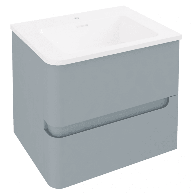 Eastbrook  Arda 60cm Wall Hung Unit Left Hand Matt Grey   37.1030