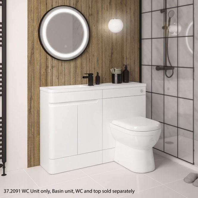 Eastbrook  Arda 60cm WC Unit High Gloss White   37.2091