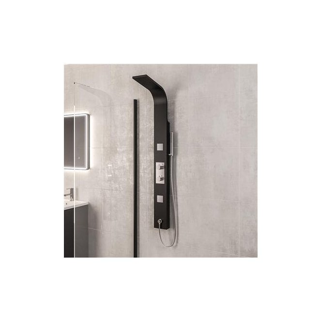 Eastbrook  Ardour Shower Panel Black   80.0004