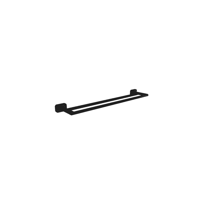 Eastbrook  Asti Double Towel Rail Matt Black   52.435