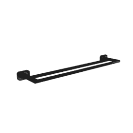 Eastbrook Asti Double Towel Rail Matt Black   52.435