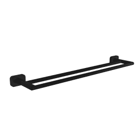 Eastbrook Asti Double Towel Rail Matt Black   52.435