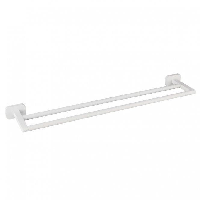 Eastbrook  Asti Double Towel Rail Matt White   52.475