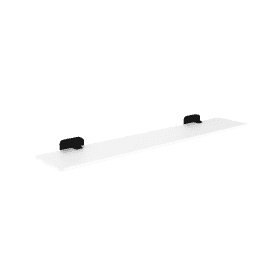 Eastbrook Asti Glass Shelf Matt Black   52.433