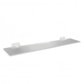 Eastbrook Asti Glass Shelf Matt White   52.473