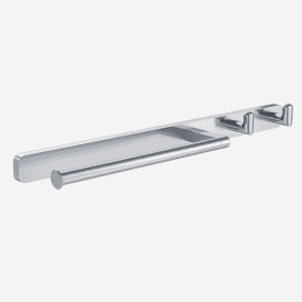 Eastbrook Asti Towel Ring & Double Hook Chrome   52.401