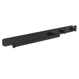 Eastbrook Asti Towel Ring & Double Hook Matt Black   52.421