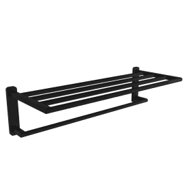 Eastbrook Asti Towel Shelf Matt Black   52.437