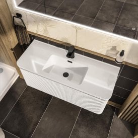 Eastbrook Belice 100cm Ceramic Basin White 103.047